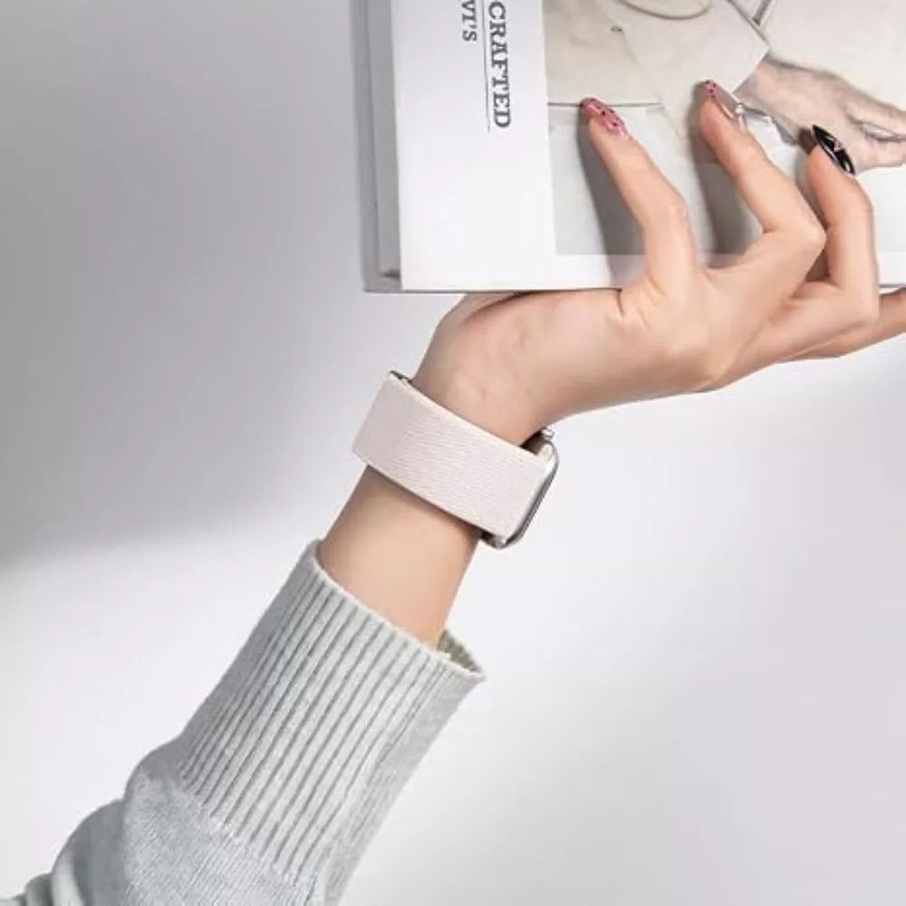 Elastic Magnetic Apple Watch Band for Men & Women