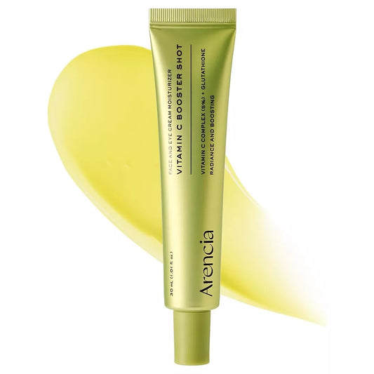 Arencia Vitamin C Booster Shot benefits for dark spots, radiance and texture