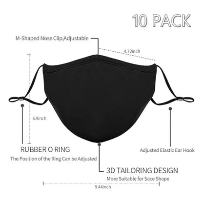 Reusable Breathable Cloth Face Cover – Adjustable Washable Face Cover for Men & Women