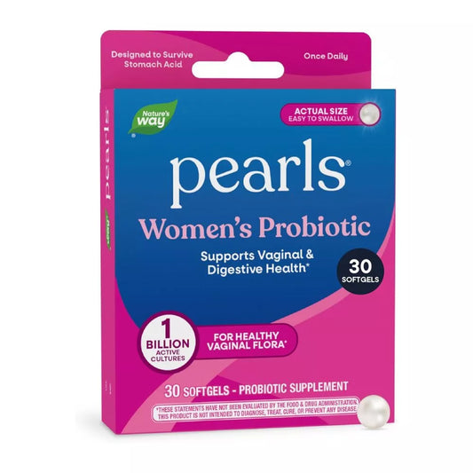 Nature's Way Probiotic Pearls Women's – 1 Billion Live Cultures, 30 Softgels