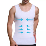 Lgtfy Men's Slimming Body Shaper Vest – Compression Tank Top for Chest & Tummy Control