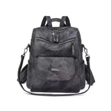 WYFJNX PU Leather Backpack Purse for Women – Fashion Multipurpose Shoulder Bag